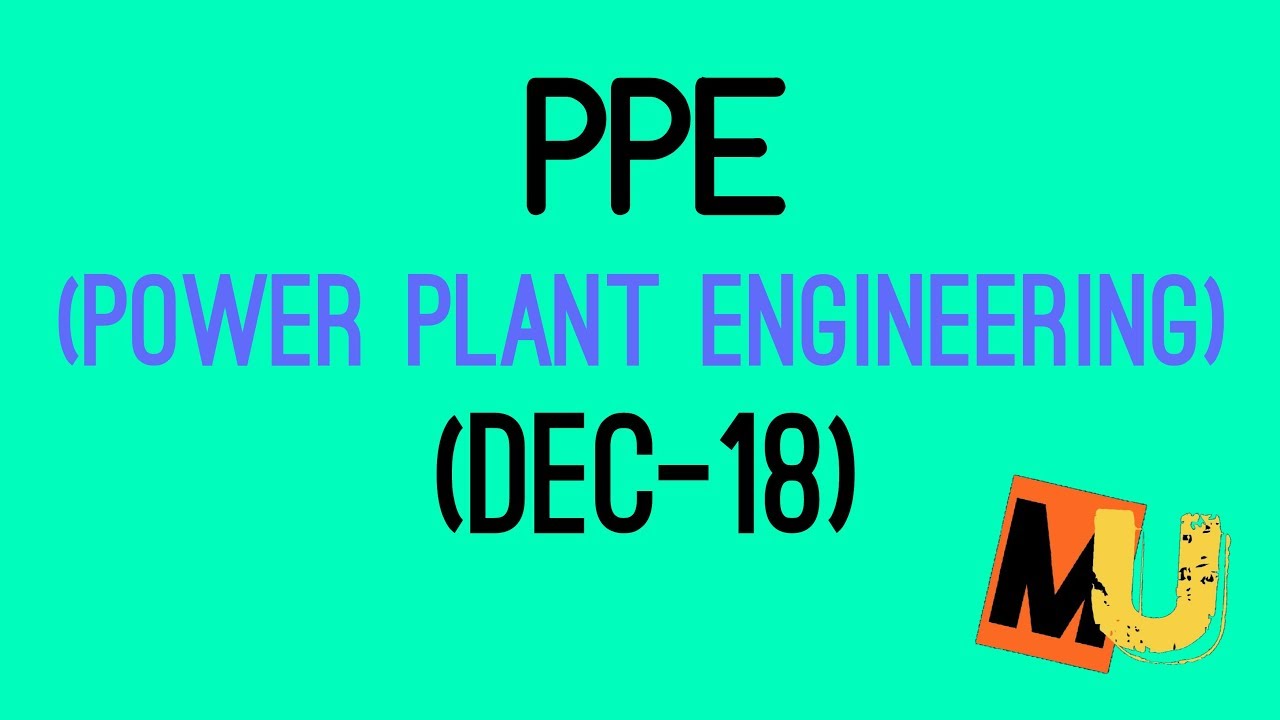 How to pass PPE (Power Plant Engineering) YouTube