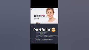 is that a portfolio? 🤯 #reels #coding #programming