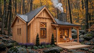 This Tiny Cabin Looks Small, But Wait Till You See Inside | Small Cabin Design Ideas