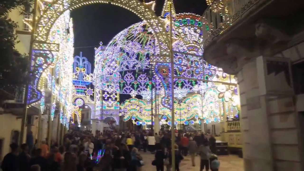Sant'Erasmo, Luminarie della Festa Patronale di Santeramo in Colle del