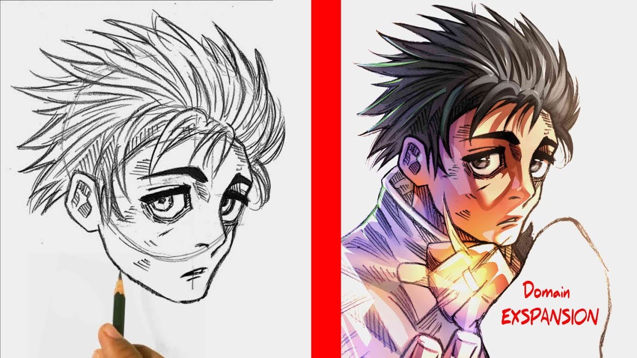 Ryu Using Domain How To Draw YUTA DOMAIN EXSPANSION vs RYU vs URO - Jujutsu Kaisen S3 ...