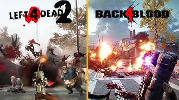 Attention to Detail & Physics Comparison: Left 4 Dead 2 Vs Back 4 Blood