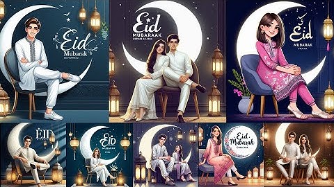 Eid Mubarak Ai Photo Editing 2024 || Bing Ai Image Generator