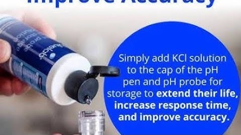 How to store & preserve a pH probe using 3.0 M KCl — procedure,and suggestions
