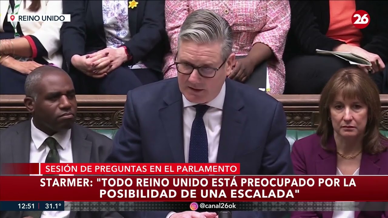 🇬🇧 REINO UNIDO PREOCUPADO | Starmer protagonizó una sesión de preguntas sobre Irán