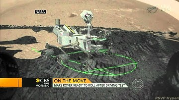 Mars rover Curiosity completes first test drive