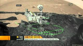 Mars rover Curiosity completes first test drive