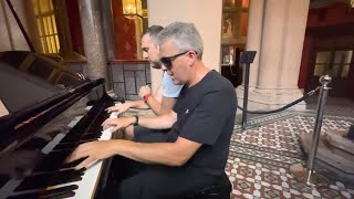 Hotel's 'Decorative' Piano Gets Played - Security Arrive