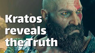 GOD OF WAR PC Kratos reveals the truth | Cutscene 4K