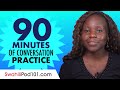 90 Minutes of Swahili Conversation Practice - Improve Speaking Skills