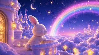 Cloud Castle Bunny ☁️🏰🐰🌈 Dreamy Lullaby Music for Kids Bedtime