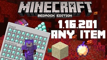 *WORKING* *ANY ITEM* Duplication Glitch 1.16.201 Minecraft Bedrock Edition (PS4,XBOX,MCPE) Easy