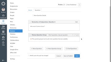 Canvas Quizzes Overview