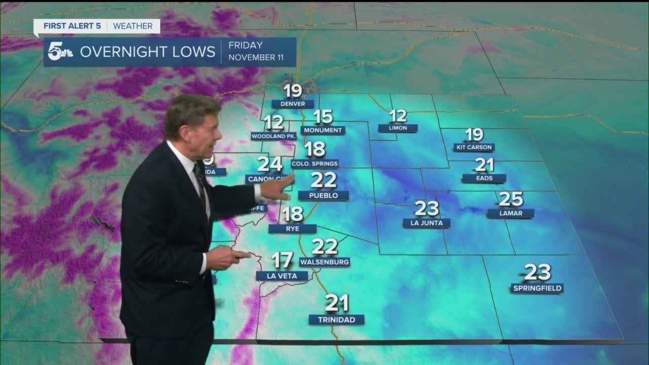 Cold and less windy today with light snow after midnight - YouTube