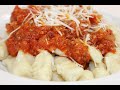 Итальянские картофельные ньокки с томатным соусом - рецепт от знатока итальянской кухни!  Gnocchi.