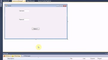 Visual Basic 2008/2010 : How to implement a database (Part 2 : User Login)