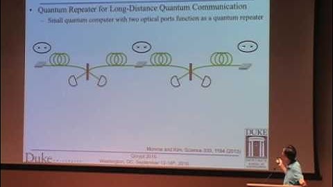 Jungsang Kim: Distributed Quantum Networks Based on Trapped Ions