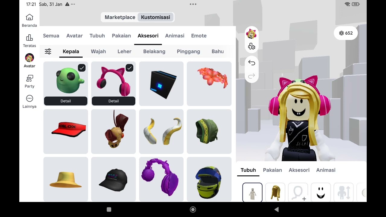 𝐆𝐚𝐧𝐭𝐢 𝐚𝐯𝐚 𝐤𝐮 𝐣𝐚𝐝𝐢 𝐛𝐨𝐛𝐮𝐬(roblox Indonesia) 