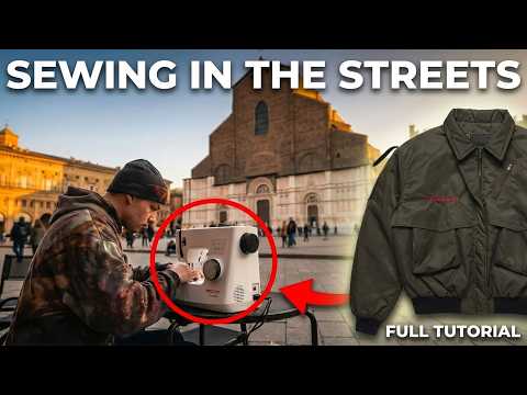 Aero Roughcut — sewing on the go in Italy with Gio
