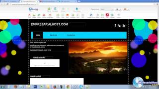 8.- Create your own design: How to insert a xat.com chat