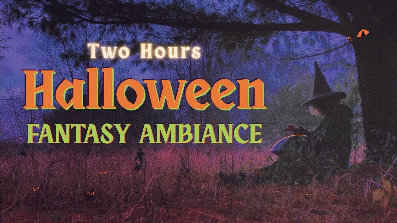 2 Hours of Halloween Fantasy Ambience 🎃 | Handpan, Synth & Nature Sounds (NO AI)