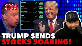 CNN THROWS FIT As Stock Market SOARS After Trump HITS China With NEW Tariffs