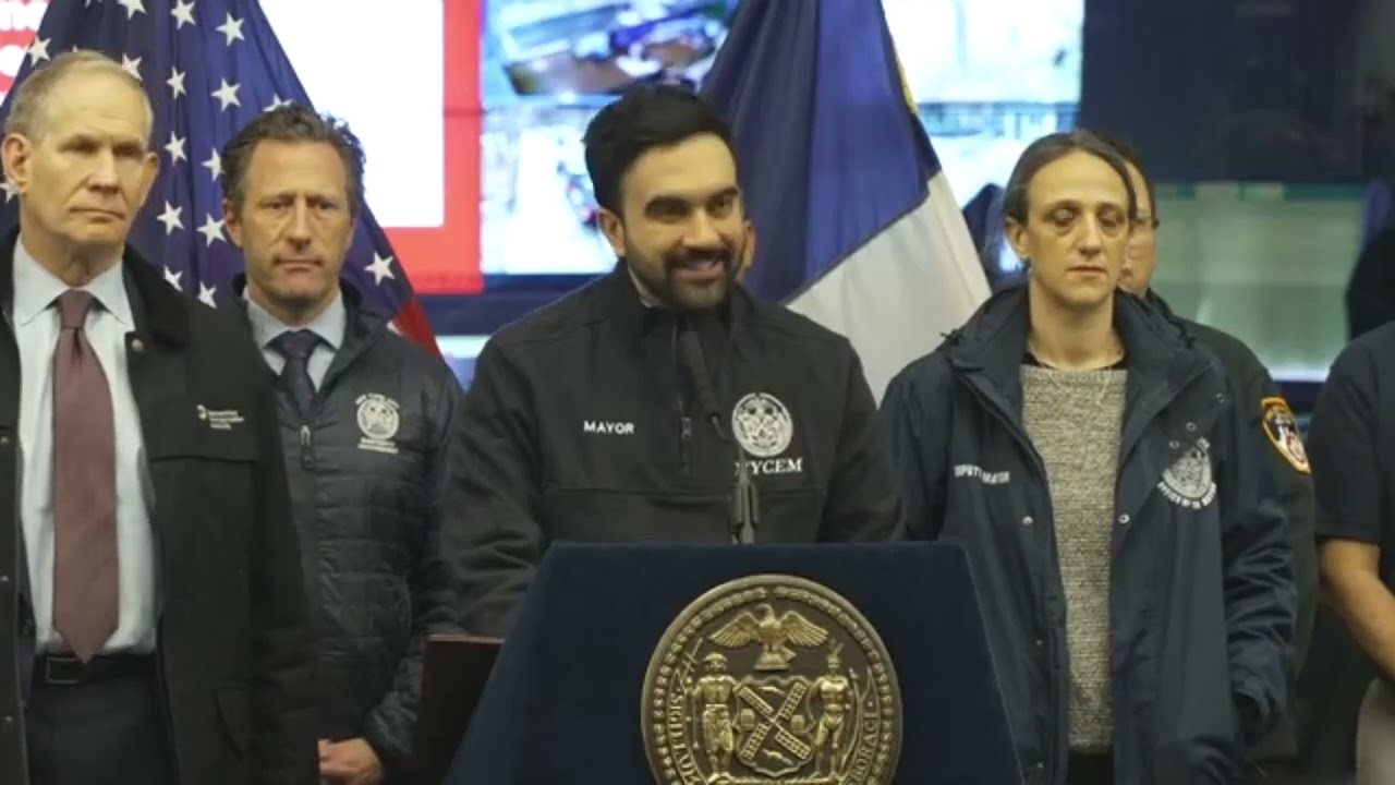 BREAKING: NYC Mayor Mamdani Updates Residents on Upcoming Winter Storm | Emergency Briefing