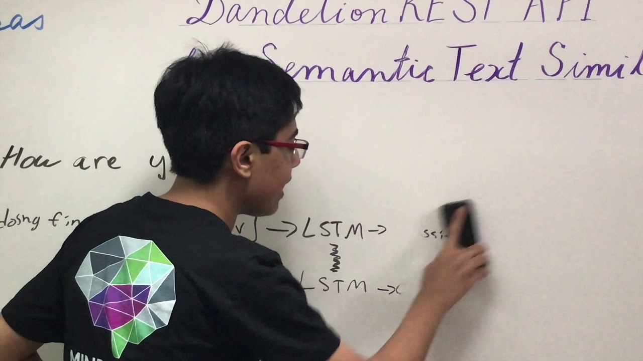 Neural Networks & Dandelion: Finding the semantic similarity between 2 texts via Dandelion API!