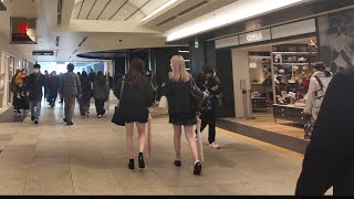 Walking tour Japan Yokohama station 4K 横浜駅