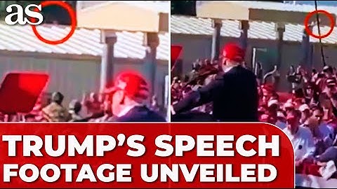 SHOCKING FOOTAGE UNVEILED: would-be ASSASSIN seen defiantly moving during DONALD TRUMP'S SPEECH
