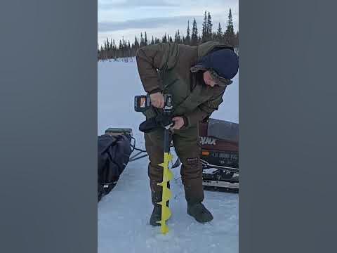 Шуруповерт для ледобура аккумуляторный NANWEI и шнек iceberg 130. - YouTube