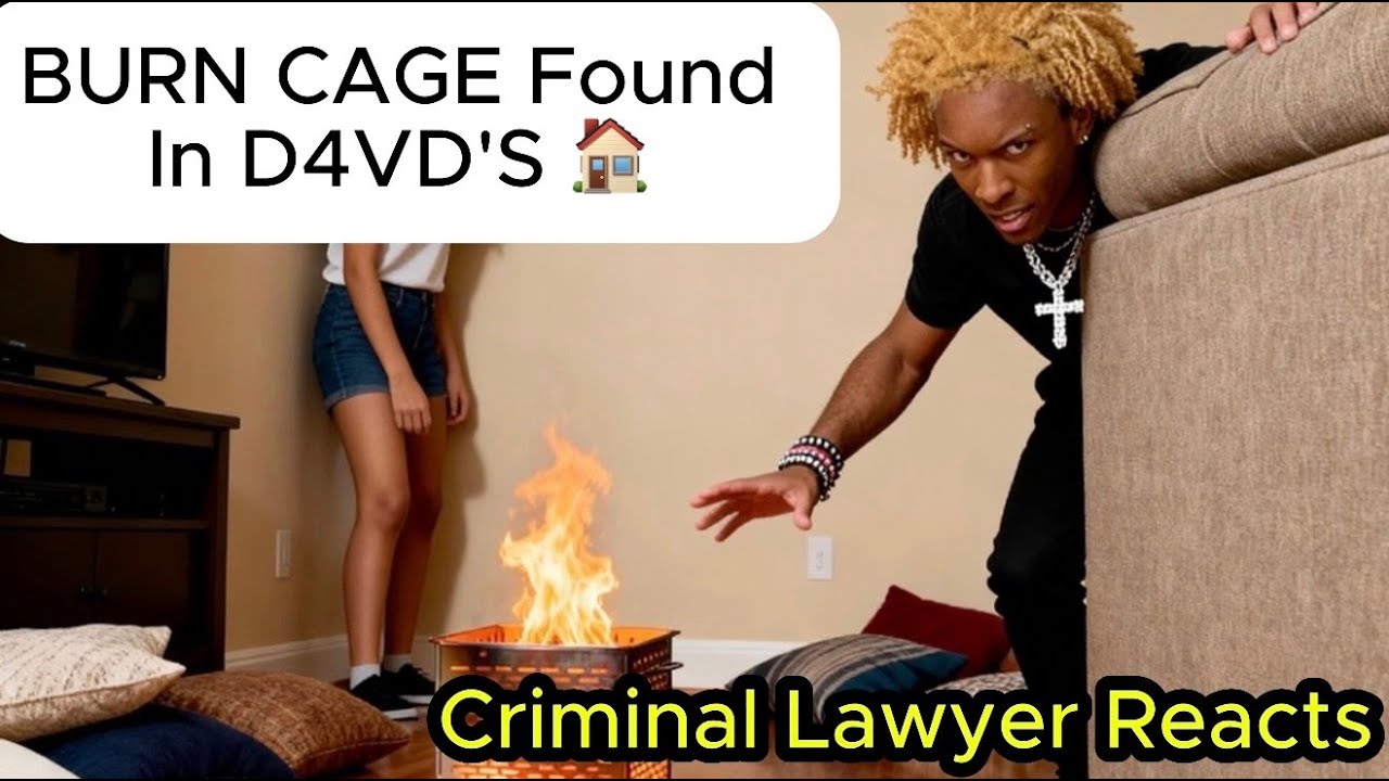 Burn CAGE Found In D4VD'S Home | Criminal Lawyer Reacts