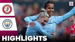 Manchester City vs Bristol City | Highlights | FA Women's Super League 28042024