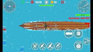 2D Graf Zeppelin aircraft carrier - Top Down Shooter Game (Vertical Ace) screenshot 5