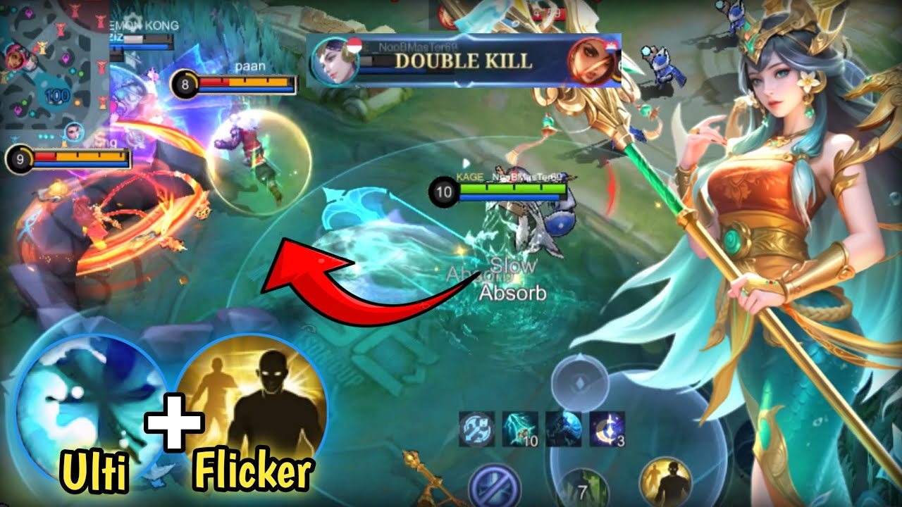 Kadita Best Outplay In Mlbb (FLICKER)| Kadita Gameplay + Kadita Best Build 2025