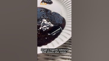 Easy at-home science DIY!! Is slime MAGNETIC?? 😯 #shorts #scienceexperiment #slime