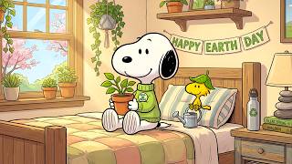 Cozy Earth Day Morning Jazz with Snoopy 🌸 Soft Jazz with Silent Spring & Peaceful Day screenshot 3