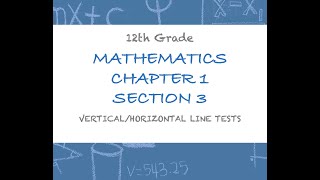 Vertical&Horizontal Line Tests