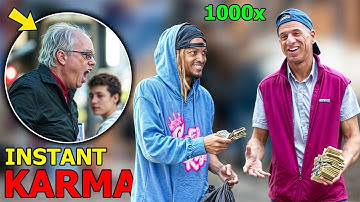 Asking Strangers For Money, Then Giving Them 1000x What They Give Me! (MUST WATCH)