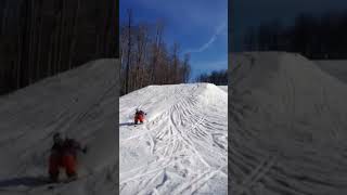 My First Frontflip On Skis