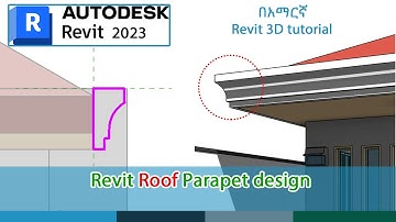 How to Create Roof Parapet in Revit EP20 #revit20182024