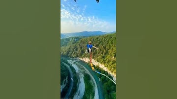 Bungee jumping #bungee #bungeejumping #bungeejump #travel #bucketlist #onetime #oneday #adventure