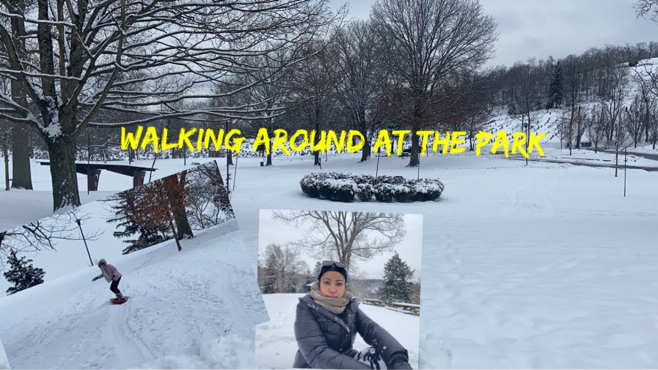 WHEELING PARK IN THE WINTER WALKING || SchnackeFam