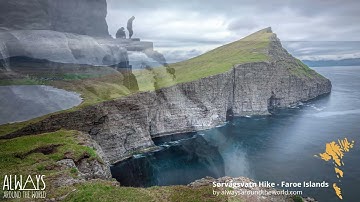 Sørvágsvatn Hike Faroe Islands in 20 seconds