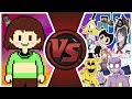 CHARA vs THE WORLD! (Chara vs Bill Cipher, Golden Freddy, Bendy, FNAF, Touhou, & More) Animation