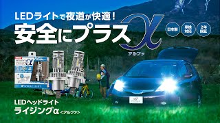 【公式】日本製LEDヘッドライト ライジングα（アルファ）