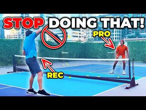 Pickleball Pro BREAKS Rec Player's Habits