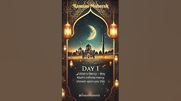 🌙✨ Ramadan Kareem 2025 Begins! | Day 1 Blessings 🌟🕋 | Ramadan Mubarak WhatsApp Status