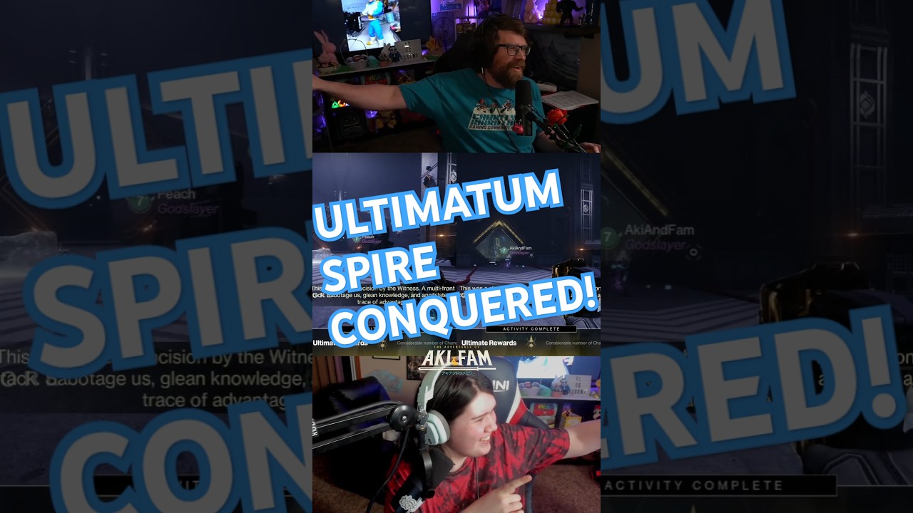 SPIRE of the Watcher on Ultimatum has been CONQUERED by this 14 year old Destiny 2 GAMER 