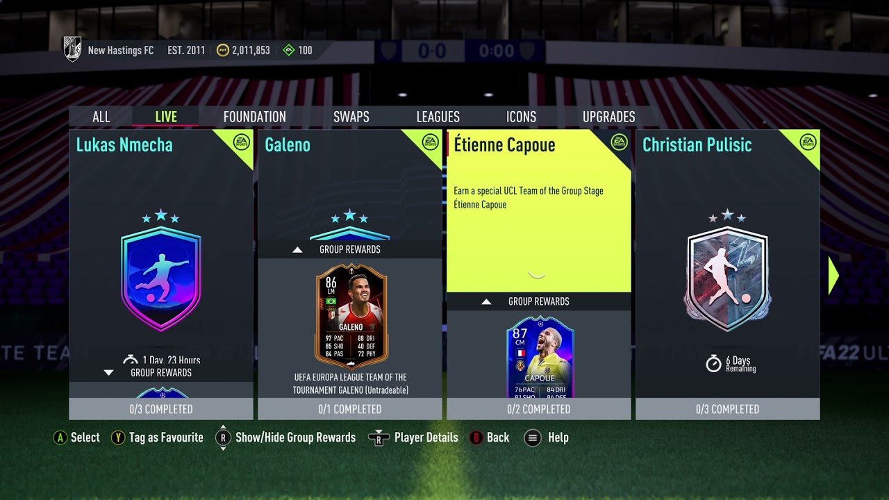 87 Pulisic Versus SBC FIFA 22